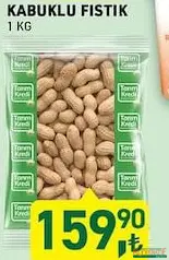 TARIM KREDİ KABUKLU FISTIK 1 KG fiyat ve kampanya bilgisi
